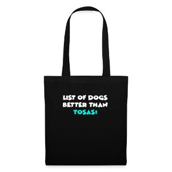 Tosas - Sac en tissu - noir - Devant