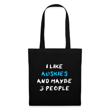 Ausky - Sac en tissu - noir - Devant