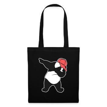 Cute Panda Swagger Dabbing Dab Tee For Animal - Stoffbeutel - Schwarz - Vorne