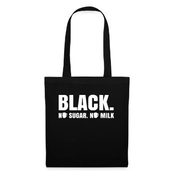 Coffee Drinking Coffee Cup Coffee Lover Saying - Tote Bag - black - Front