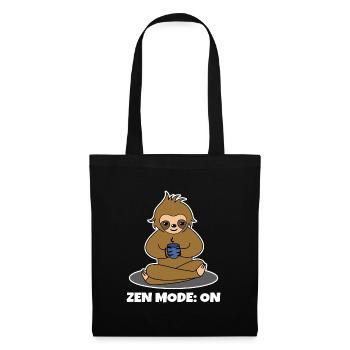 Coffee Drinker Sloth Coffee Cup Coffee Saying - Tote Bag - black - Front