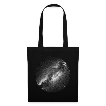 La Voie lactée - Sac en tissu - noir - Devant