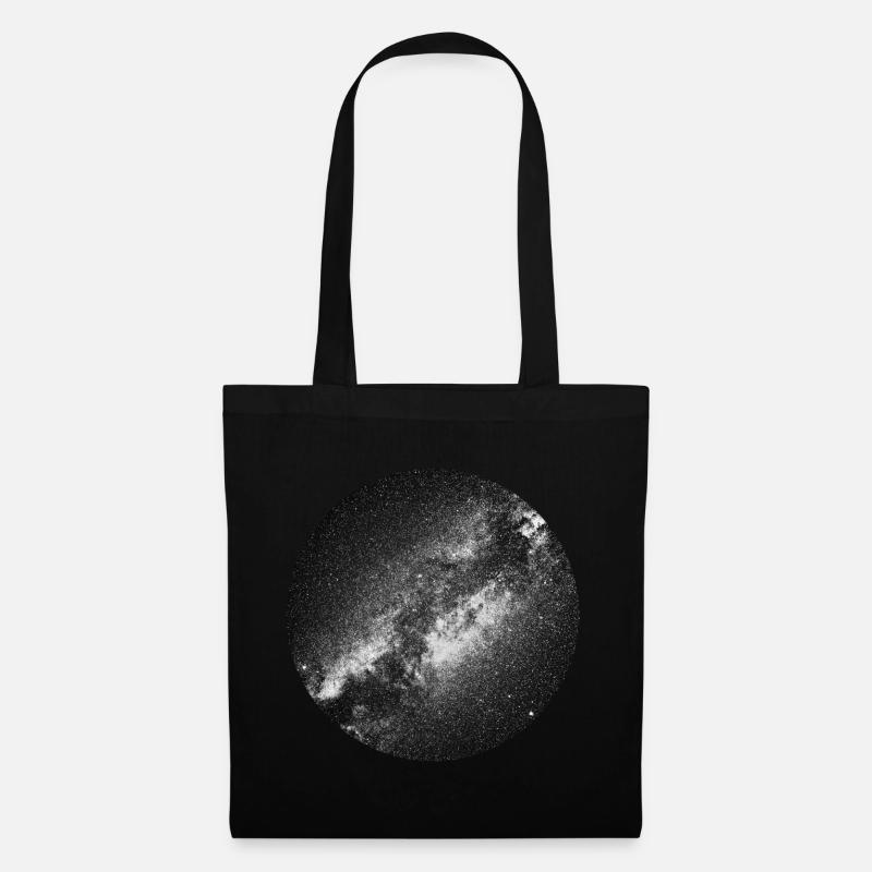 Die Milchstraße - Stoffbeutel - Schwarz