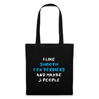 Smooth Fox Terrier - Tote Bag - black - Front