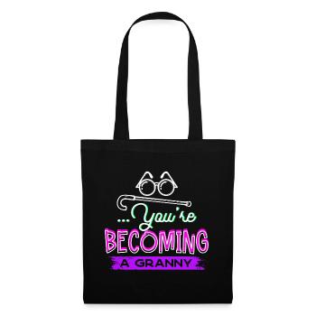Congratulations Grandmother Grandma Statement Glasses - Tote Bag - black - Front