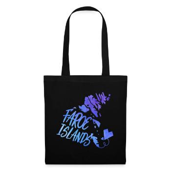 Féroé (îles) - Sac en tissu - noir - Devant