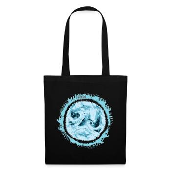 Stormy Water Swirl Design - Tote Bag - black - Front