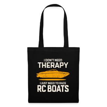 Rc Boat Racing Electric Powerboat Speedboat Race - Tote Bag - black - Front