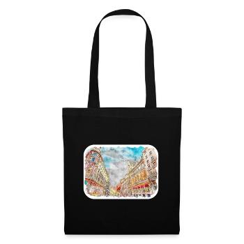 Spain Watercolor Sketch Hand Drawn Illustration - Tote Bag - black - Front