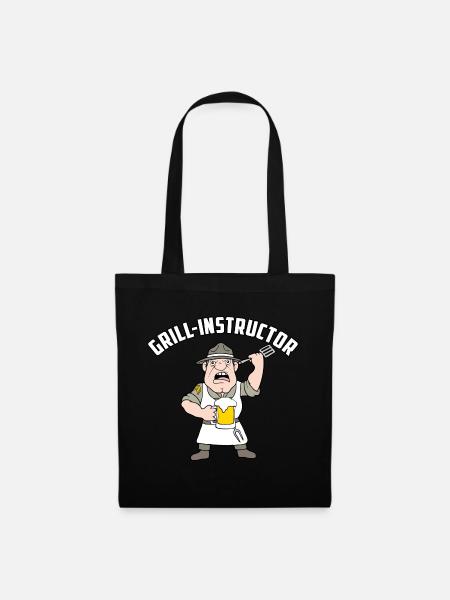 Grill Instructor - Stoffbeutel - Schwarz