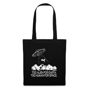 Trop étranger pour la terre Trop humain pour - Sac en tissu - noir - Devant