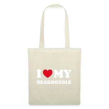 I Love My Beardoodle - Tote Bag - nature - Front