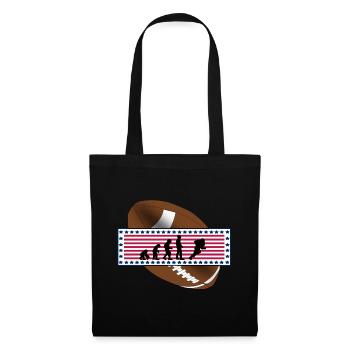 EVOLUTION AMERICAN FOOTBALL USA Flag Gift - Tote Bag - black - Front