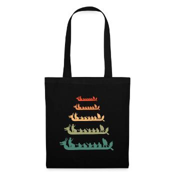 Dragon Boat Racing Crew Paddlers Water Sport - Tote Bag - black - Front