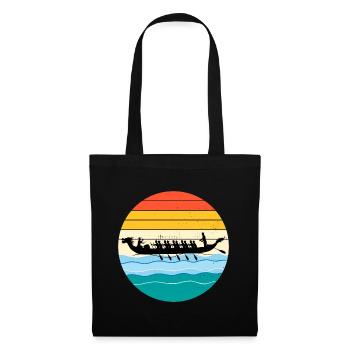 Dragon Boat Racing Crew Paddlers Water Sport - Tote Bag - black - Front