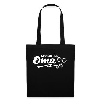 Großmutter Cool Oma Statement Brille Großmama - Stoffbeutel - Schwarz - Vorne