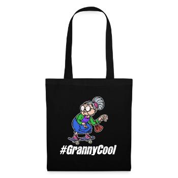 Cool Grandma Glasses Grandmother Statement Old Woman - Tote Bag - black - Front