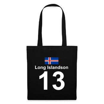 Long Islandson - Sac en tissu - noir - Devant