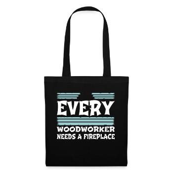 hearbeat carpenter - Tote Bag - black - Front