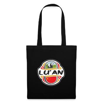 Lu’an China Flag Badge Souvenir de voyage - Sac en tissu - noir - Devant