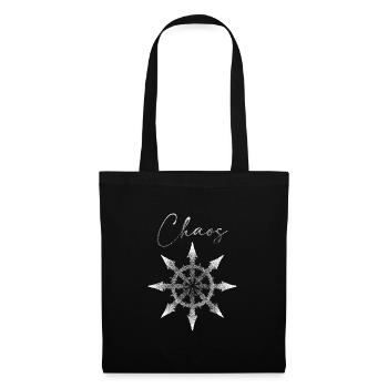 Étoile du chaos dotwork art - Sac en tissu - noir - Devant