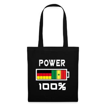 Germany and Senegal Power 100% - Tote Bag - black - Front