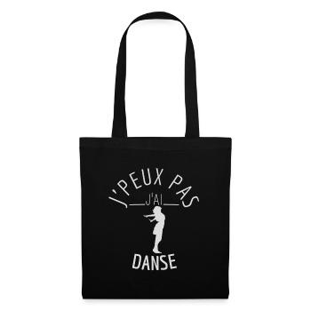 J'Peux Pas J'Ai Danse - Sac en tissu - noir - Devant