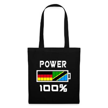 Germany and Tanzania Power 100% - Tote Bag - black - Front