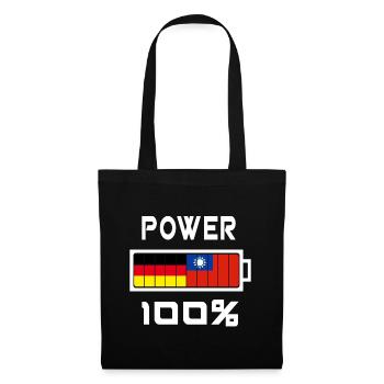 Germany and Taiwan Power 100% - Tote Bag - black - Front