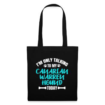 Chien de Garde des Canaries - Sac en tissu - noir - Devant