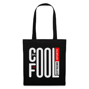 COOL AND FOOL EXTREME SPORTS - Tote Bag - black - Front