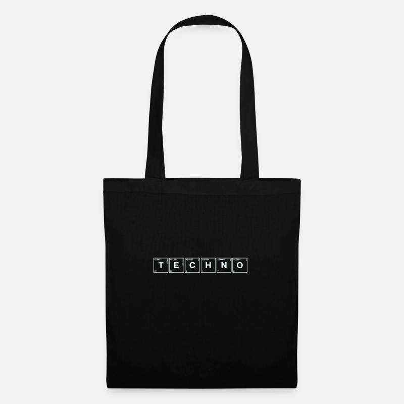 Techno - Sac en tissu - noir