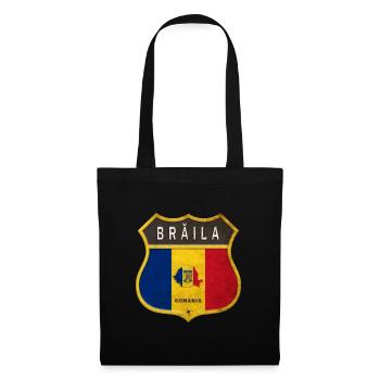 Brăila Romania coat of arms design - Tote Bag - black - Front