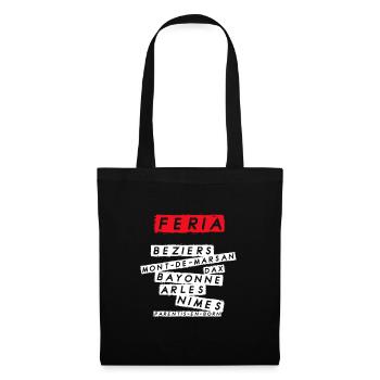 Feria en France - Sac en tissu - noir - Devant