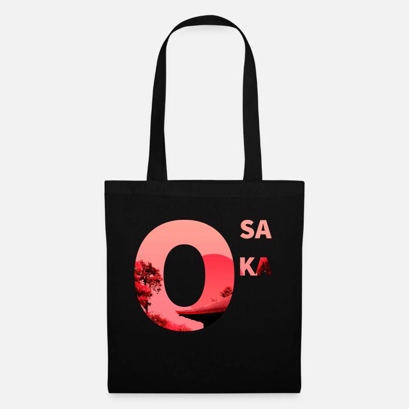 Osaka - Stoffbeutel - Schwarz