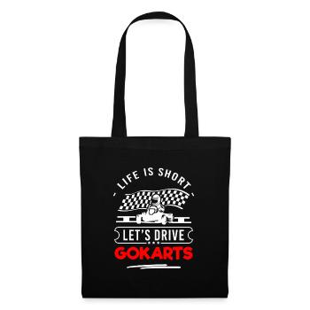 Kart Track Go Kart Racing Kart conduite - Sac en tissu - noir - Devant