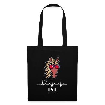 Cool Horses Disant Icelandic Horses Stallion Horse Fan - Sac en tissu - noir - Devant