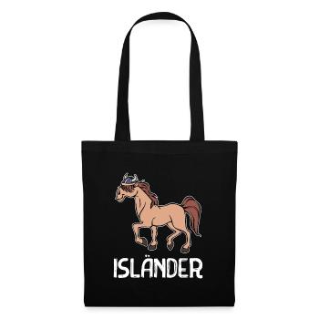 Horse fan Horse love Icelandic horses Icelandic horses - Tote Bag - black - Front