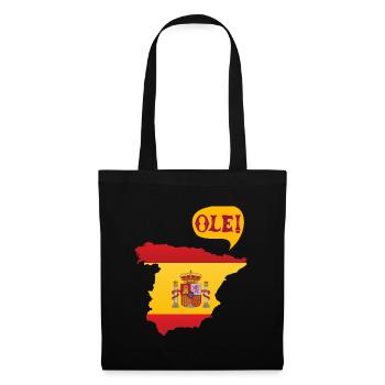 Spain - Stoffbeutel - Schwarz - Vorne