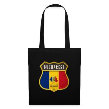 Bucharest Romania coat of arms design - Tote Bag - black - Front