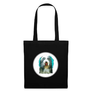 Beagle-Harrier Scent Hound Dog Sketch Illustration - Tote Bag - black - Front