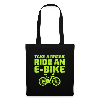 E-Bike Vélo électrique Vélo Cyclisme Biker VTT - Sac en tissu - noir - Devant