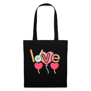 SGN 07 22 2022 1658475783935love - Stoffbeutel - Schwarz - Vorne