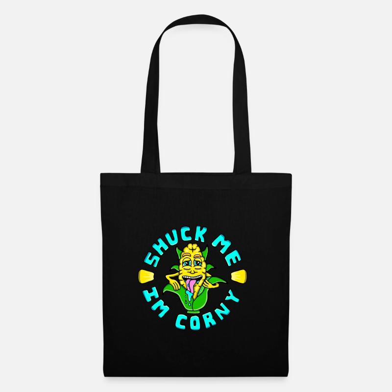 Corn Shuck Me Im Corny! Funny - Tote Bag - black