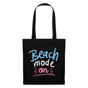 Mode Plage activé - Sac en tissu - noir - Devant