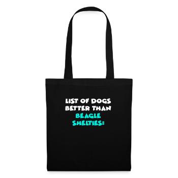 Beagle Shelties - Tote Bag - black - Front