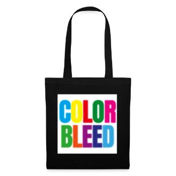 ColorBleed - Stoffbeutel - Schwarz - Vorne
