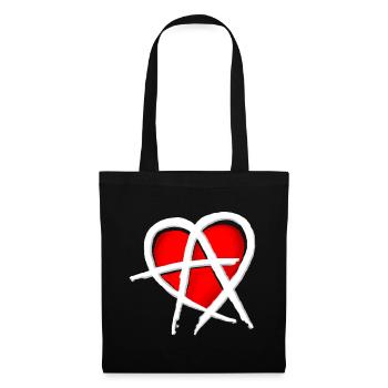 Anarchy & Love - Stoffbeutel - Schwarz - Vorne