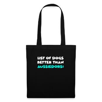 Aussiedors - Sac en tissu - noir - Devant