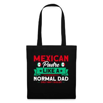 Mexiko Mexikanische Wurzeln Geschenk - Stoffbeutel - Schwarz - Vorne